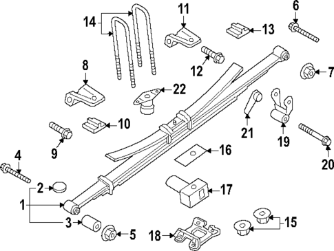 Rear Suspension for 2024 Ford F-450 Super Duty #1