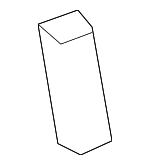 7B0845745 - Body: Lift Gate Glass Spacer for Volkswagen Image