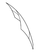 7B0845051 - Body: Lift Gate Glass for Volkswagen Image