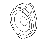 15819937 - Body: Rear Dr Speaker for Buick: Enclave Image