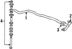 MB518890 - Suspension: Stabilizer Bar for Mitsubishi Image