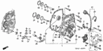 21240RCV010 - Transmission - Automatic: COVER, L. SIDE for Honda Image