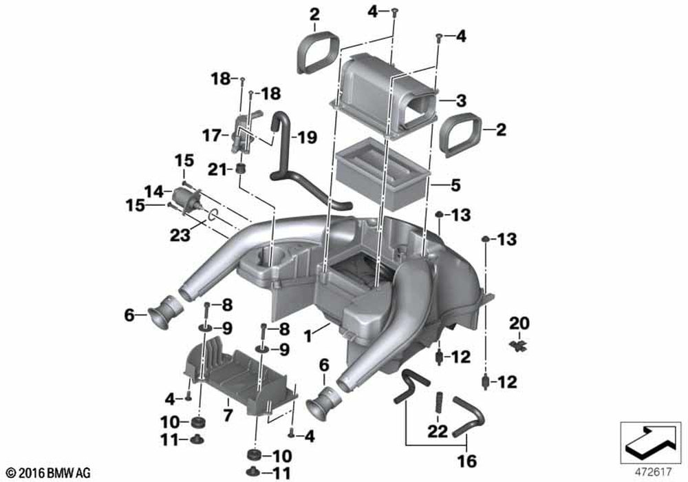 【新品未使用】HOLDEN  M 51757205472 - Genuine BMW Underbody Insulation - Center