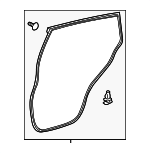 6787248100 - : Door Weather-Strip for Toyota: Venza Image