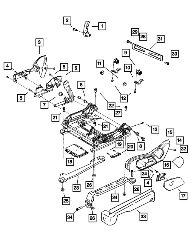1BG531D5AA - Interior Trim: Lumbar Handle for Mopar Image