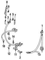 7315316020 - : 1991-1995 Toyota - Cover Bracket for Toyota: Paseo, Tercel Image