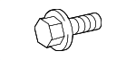90119A0397 - Body: Impact Bar Bolt for Scion: iM, tC, xB | Toyota: Avalon, bZ4X, C-HR, Camry, Corolla, Corolla Cross, Corolla iM, Crown, Crown Signia, GR Corolla, Highlander, Mirai, Prius, Prius AWD-e, Prius C, Prius Plug-In, Prius Prime, Prius V, RAV4, RAV4 Prime, Sienna, Venza Image