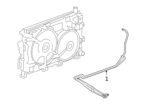 Power Steering Oil Cooler for 2009 Pontiac Torrent #0