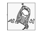88310R0000 - Body: Seat Back Frame for Kia Image