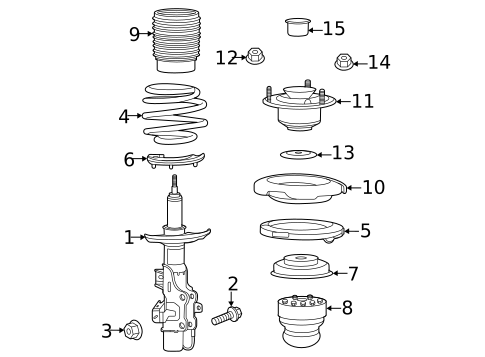 Shocks & Components for 2025 Cadillac CT4 #1