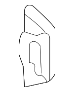 80362SL5000 - HVAC: Suction Hose Bracket for Acura: RL Image