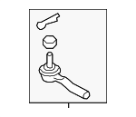 4546049095 - Steering: Outer Tie Rod for Toyota Image