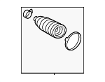 4553509600 - Steering: Boot for Toyota Image