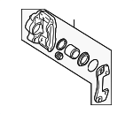 MR955065 - Brakes: Caliper for Mitsubishi Image