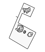 12590868 - Cooling System: Thermostat Housing for Cadillac: CTS, SRX, STS Image