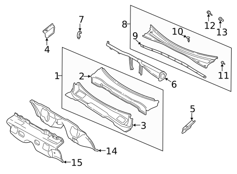 Cowl for 1994 Subaru Impreza #0