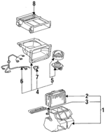 8705095D00 - HVAC: Evaporator Assembly for Toyota: Previa Image
