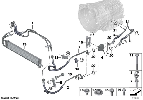 Oil Cooler / Circuits for 2017 BMW M2 #0