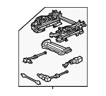 81110SHJA41 - Body: Seat Adjust Assembly for Honda: Odyssey Image