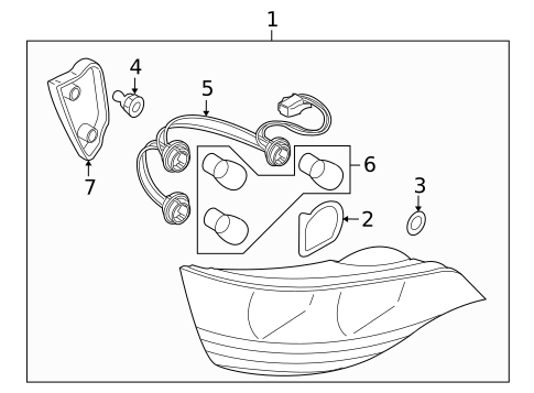 Tail Lamps for 2009 Audi Q7 #0