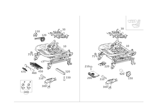 Seat Adjuster for 2017 Mercedes-Benz B250e #0