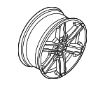 NL1Z1007A - : Wheel, Alloy for Ford: Expedition Image