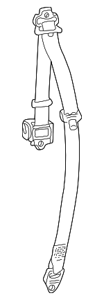 EVB500110LNF - : 2003 Land Rover Freelander - Seat Belt Lap And Shoulder Belt for Land Rover: Freelander Image