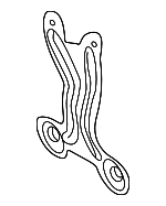 5278554AB - Emission System: Vapor Canister Bracket for Mopar Image