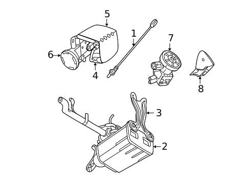 Emission Components for 2003 Chrysler PT Cruiser #0