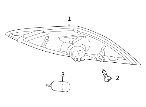 Side Marker Lamps for 2004 Saturn Ion #0