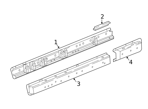Rocker for 2023 Cadillac XT6 #0