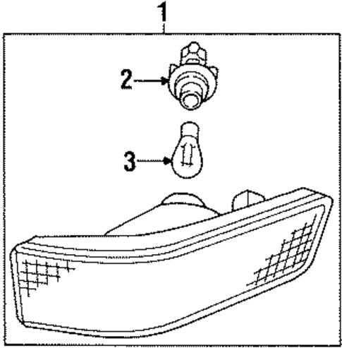 Bulbs - Chassis for 1996 INFINITI I30 #1