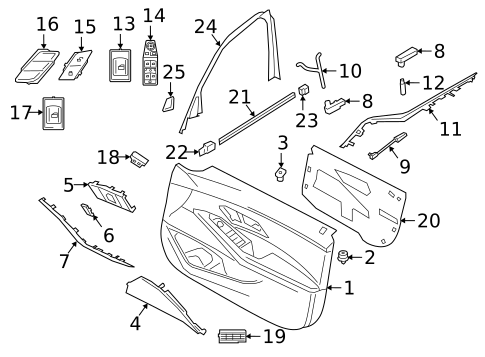 Front Door for 2024 BMW 330e xDrive #0