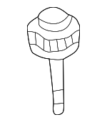 8D0422376C - Steering: Reservoir Cap for Audi: A4, A4 Quattro, A6, A6 Quattro, Allroad Quattro, S4, S6 Image