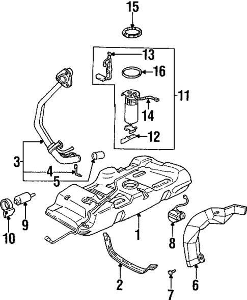 Senders for 1998 Oldsmobile Silhouette #1