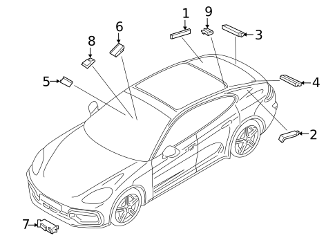Navigation System for 2021 Porsche Panamera #1