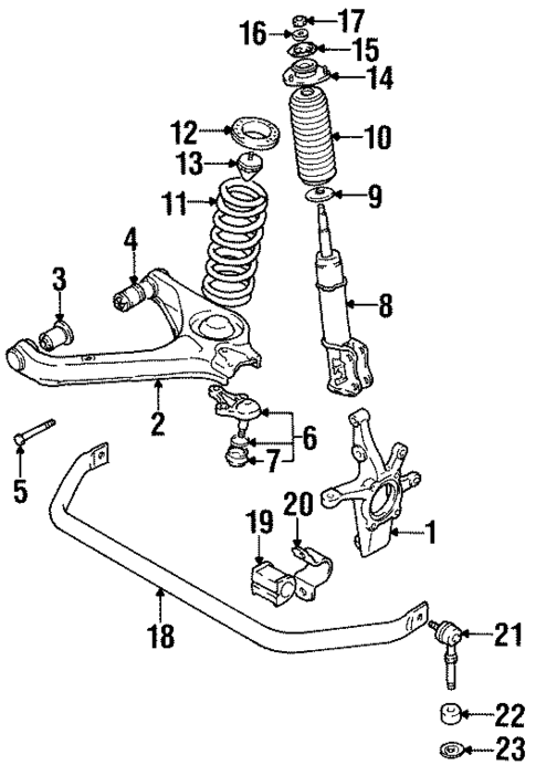 Suspension Components for 1996 Suzuki X-90 #0