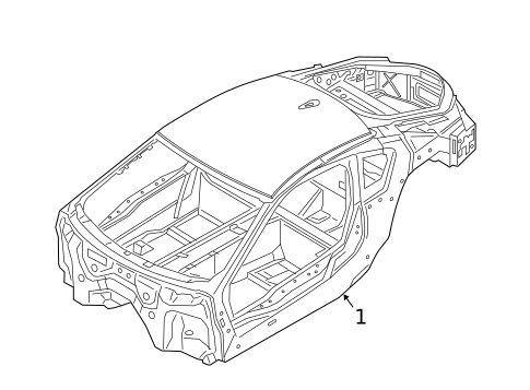 Body Assembly for 2016 BMW i8 #0