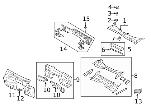 Cowl for 2008 Mazda MX-5 Miata #0