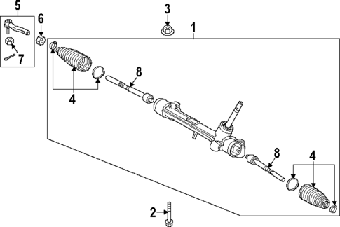Steering Gear & Linkage for 2025 Toyota Prius #0