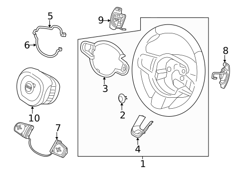 Steering Wheel & Trim for 2019 Volvo XC90 #6
