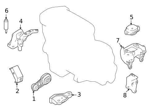 Engine & Trans Mounting for 2024 Nissan Sentra #0