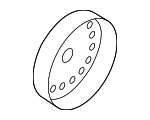 252212E000 - Belts &amp; Cooling: Engine Water Pump Pulley for Hyundai Image