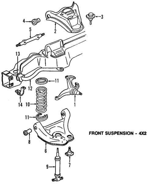 Suspension Components for 1996 GMC Savana 2500 #1