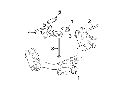 Trailer Hitch Components for 2006 Dodge Dakota #0
