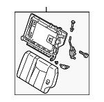 BJ0G57450E90 - Body: Seat Back Assembly for Mazda: Protege Image
