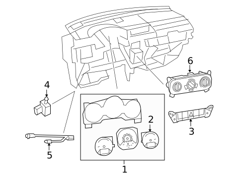 Controls for 2008 Dodge Caliber #0