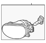 4E0941699A - Electrical: Fog Lamp Assembly for Audi: A8 Quattro, S8 Image