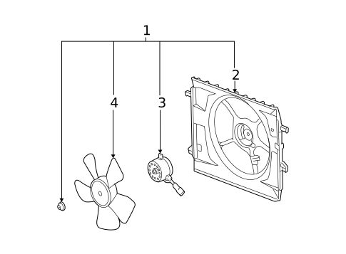 Cooling Fan for 2007 Chevrolet HHR #0