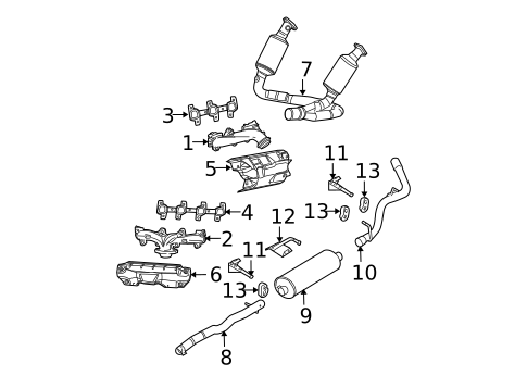 Catalytic Converter for 2004 Dodge Dakota #0